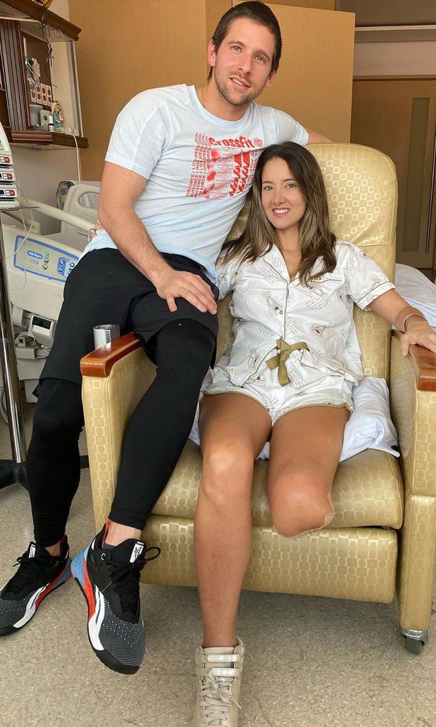 Daniella Alvarez shares picture of her leg amputation recovery