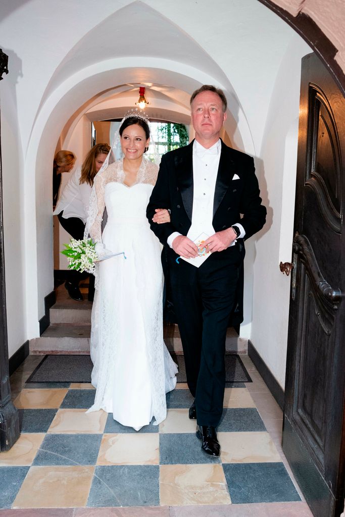 Boda del príncipe Gustav zu Sayn Wittgenstein y Carina Axelsson en junio de 2022