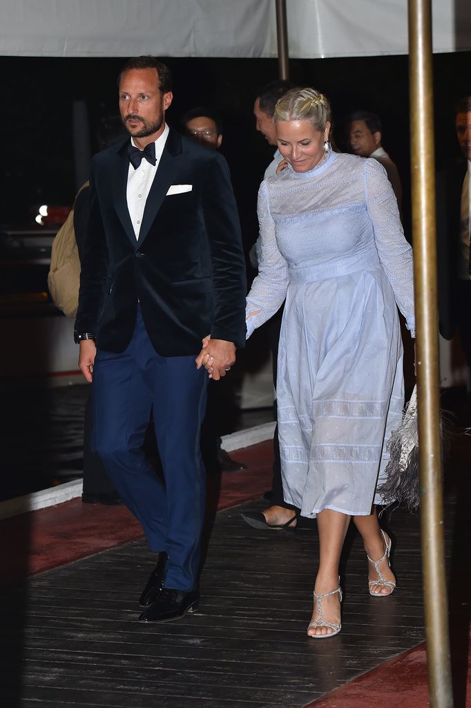 Haakon y Mette-Marit de Noruega en el Festival de Venecia en 2016