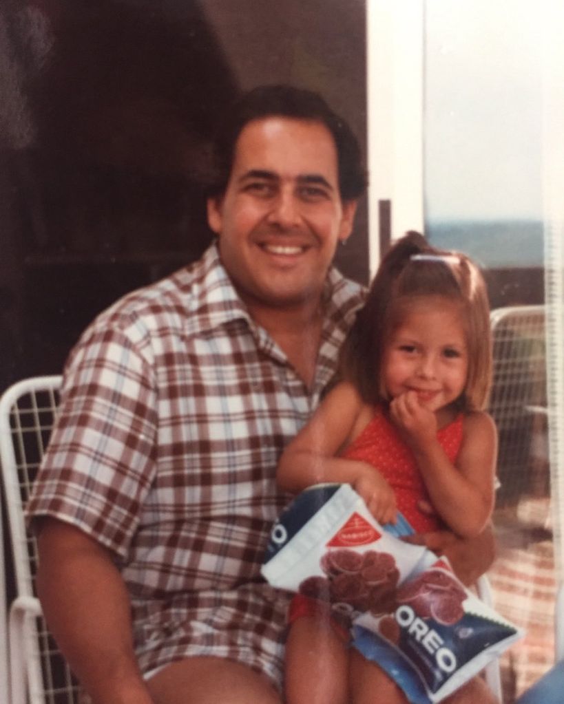 'Chiquibaby' y su padre en una linda y nostálgica postal-