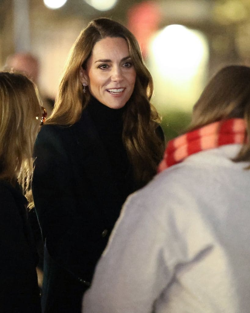 Kate Middleton durante su visita al Ever After Garden de Londres