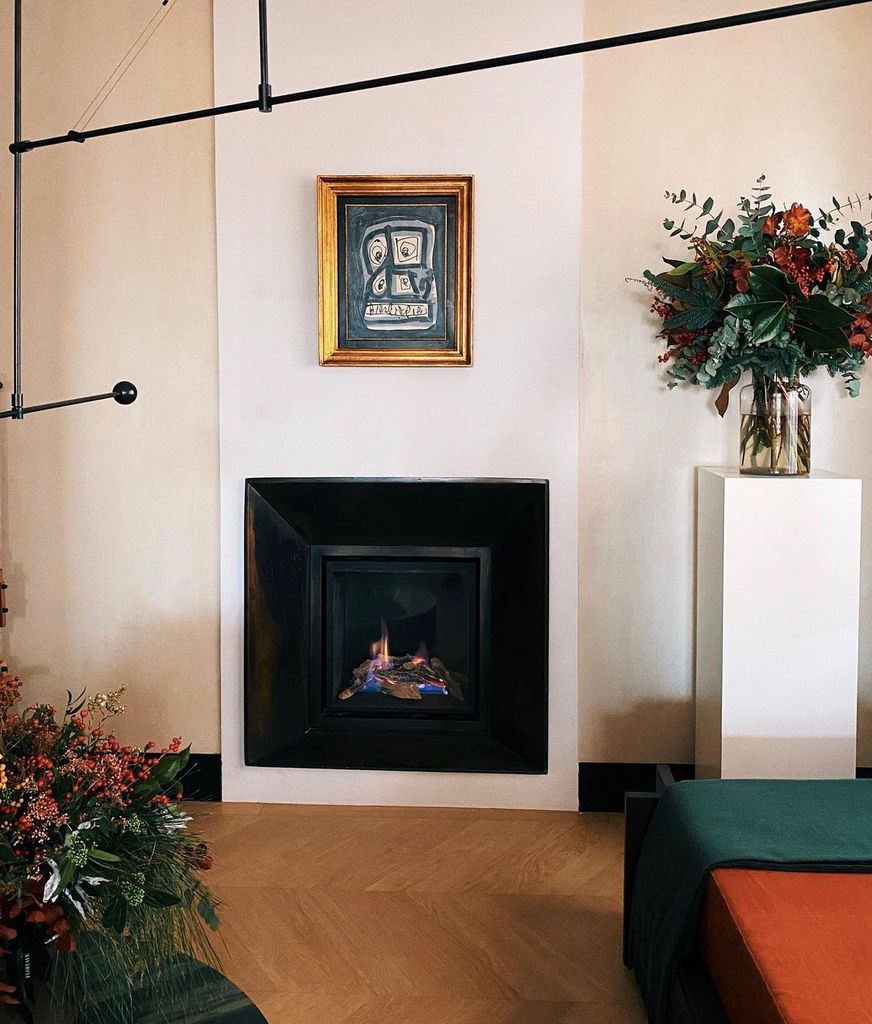 Chimenea de la casa de Eugenia Silva