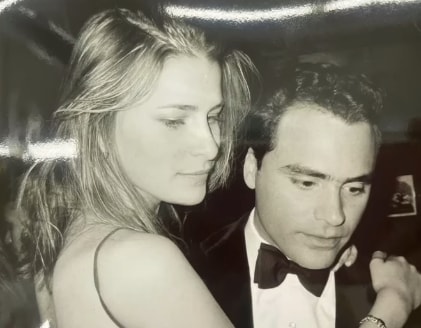 Tatiana Blatnik y su hermano