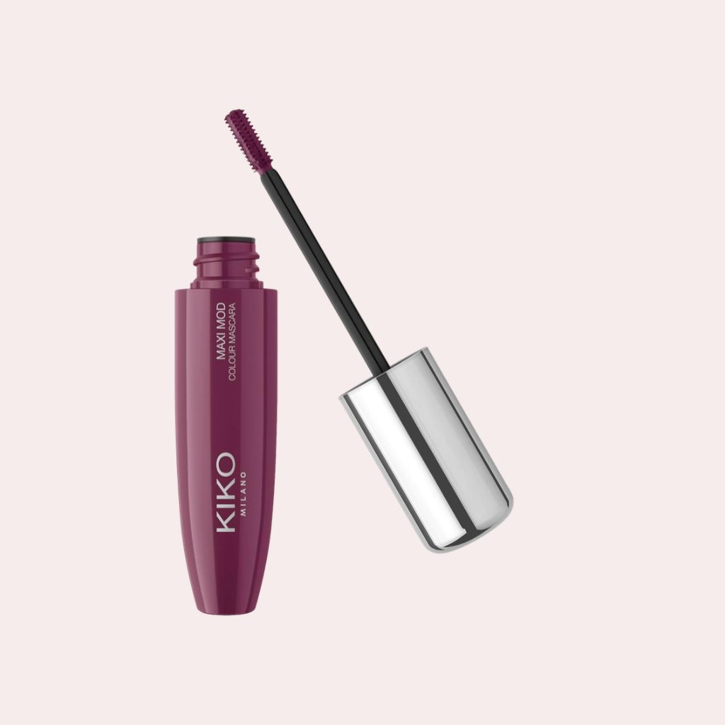 Las pestañas panorámicas con un toque de color: Maxi Mod Colour Mascara de KIKO Milano (Tono 03 Plum)