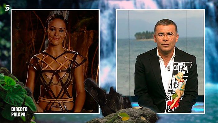 Lara Álvarez y Jorge Javier Vázquez en Supervivientes