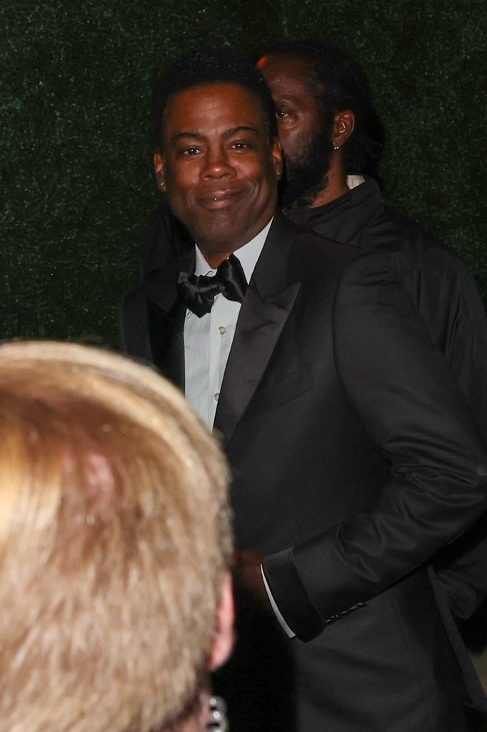 Chris Rock, de esmoquin en el cumpleaños