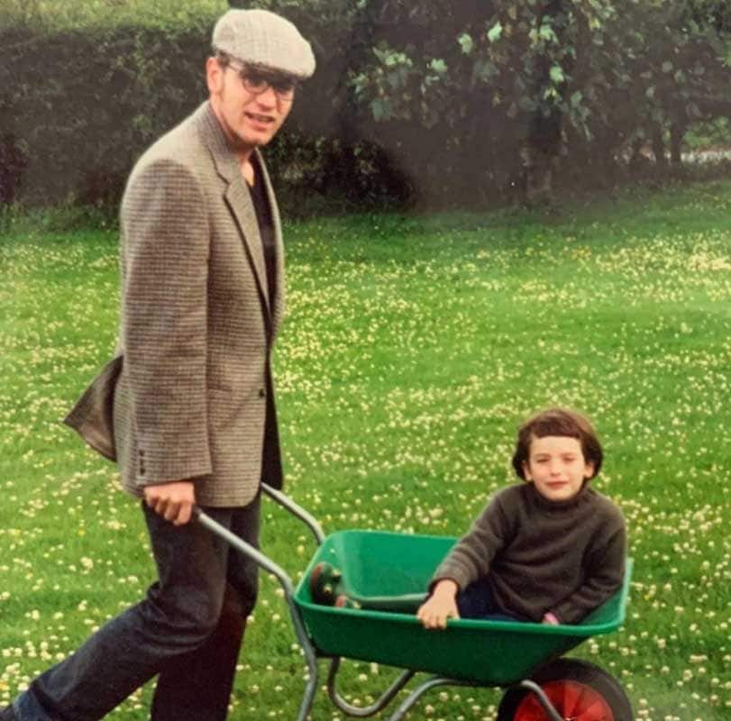 Ewan Mcgregor de joven con su hija mayor Clara