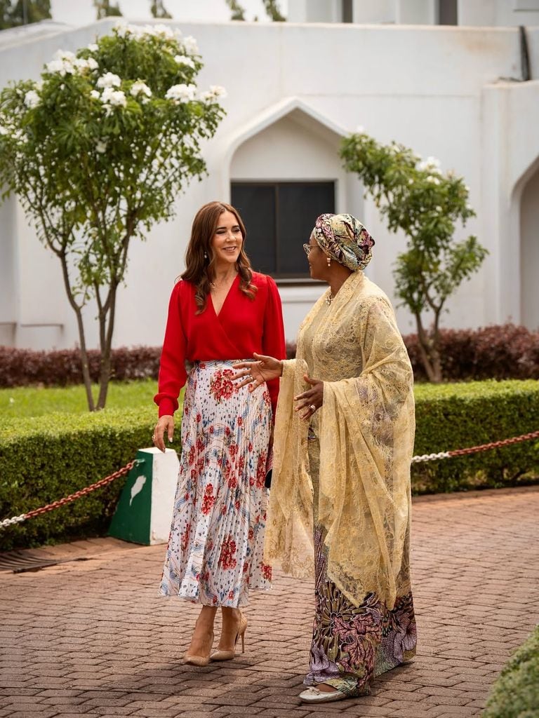Mary de Dinamarca look Nigeria
