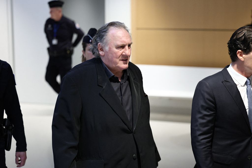 Gerard Depardieu en el juicio por agresión sexual