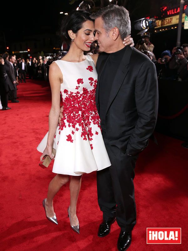 La pareja acudió recientemente al estreno de la película 'Hail, Caesar!' y derrocharon felicidad y complicidad
