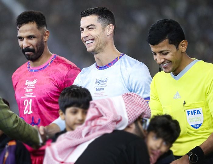 Cristiano Ronaldo vuelve a sonreir