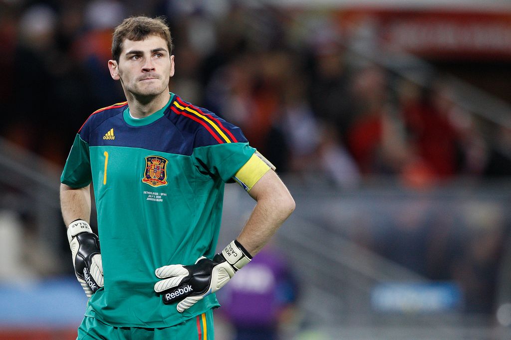 Iker Casillas, durante el Mundial 2010