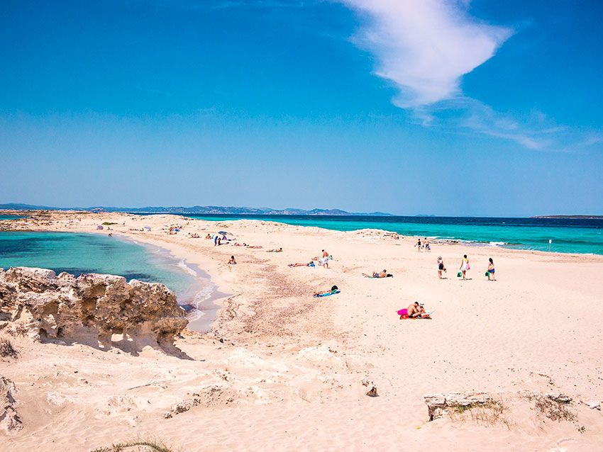 Arenal de Ses Illetes en Formentera