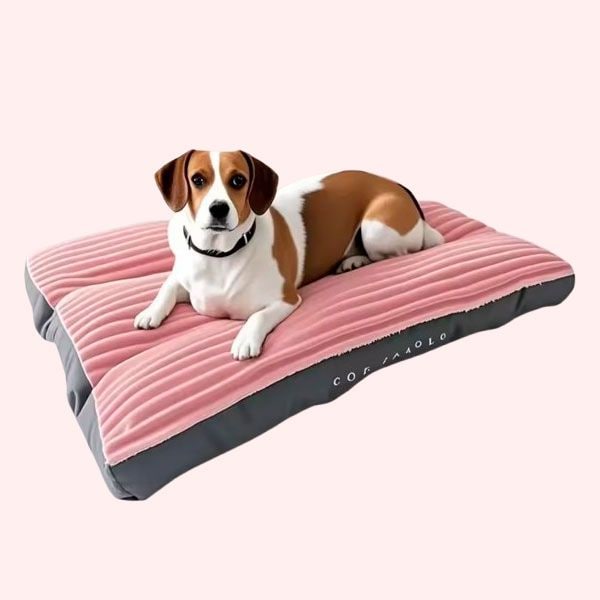 Una cama mullida y adorable para perros