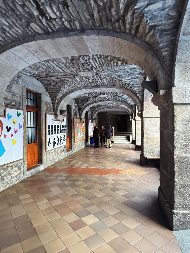El claustro del colegio donde estudió Patricia Pardo