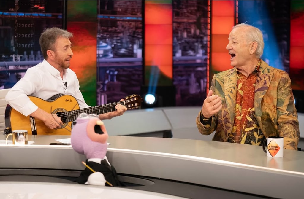 Bill Murray cantando 'mi carro' de Manolo Escobar en El Hormiguero