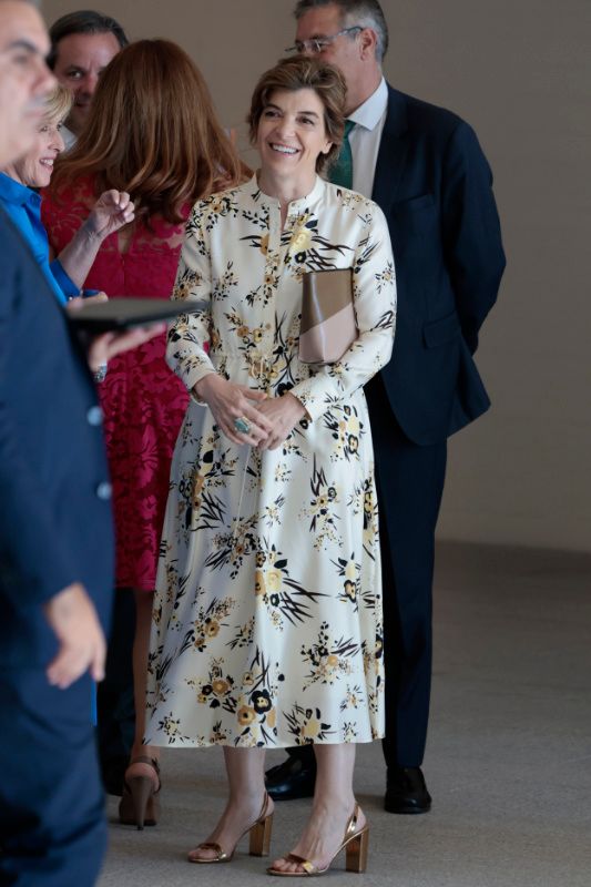 Xandra Falcó en la inauguración de la Galería de las Colecciones Reales