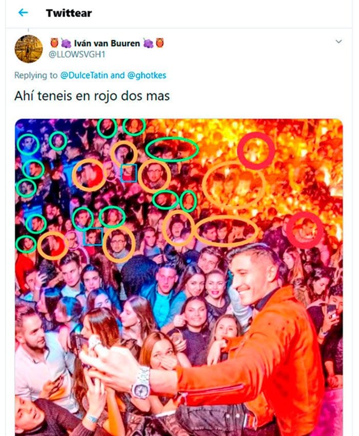 Fotografía viral de Gianmarco en un bolo en Valencia