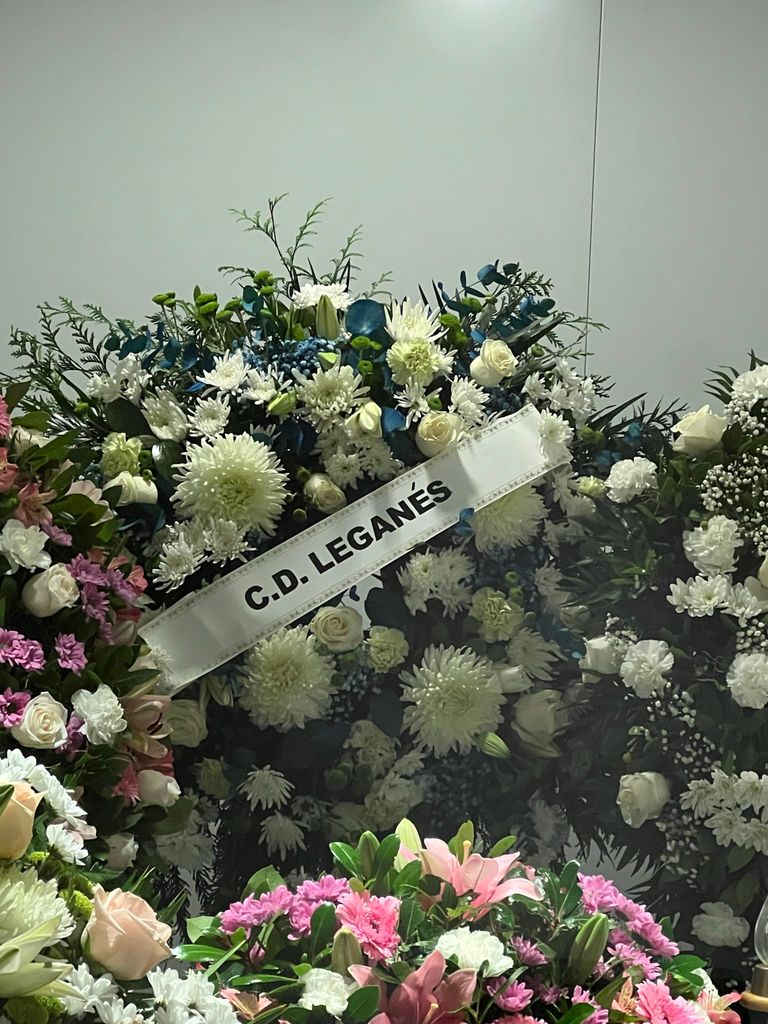 El centro de flores que envió el CD Leganés