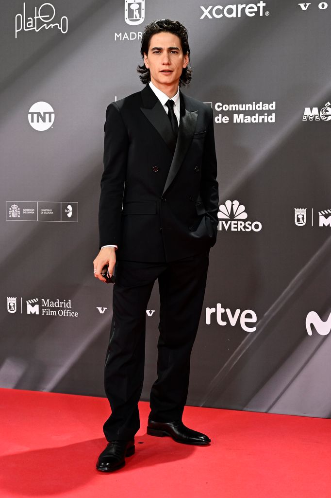 Enzo Vogrincic en los premios Platino 2025