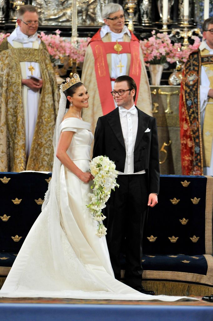 Boda de Victoria de Suecia y Daniel Westling vestido de novia