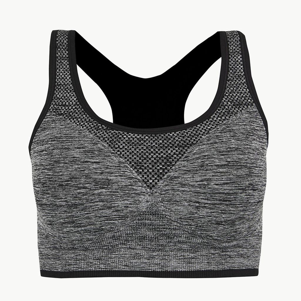 medium impact crop sports bra de mark and spencer