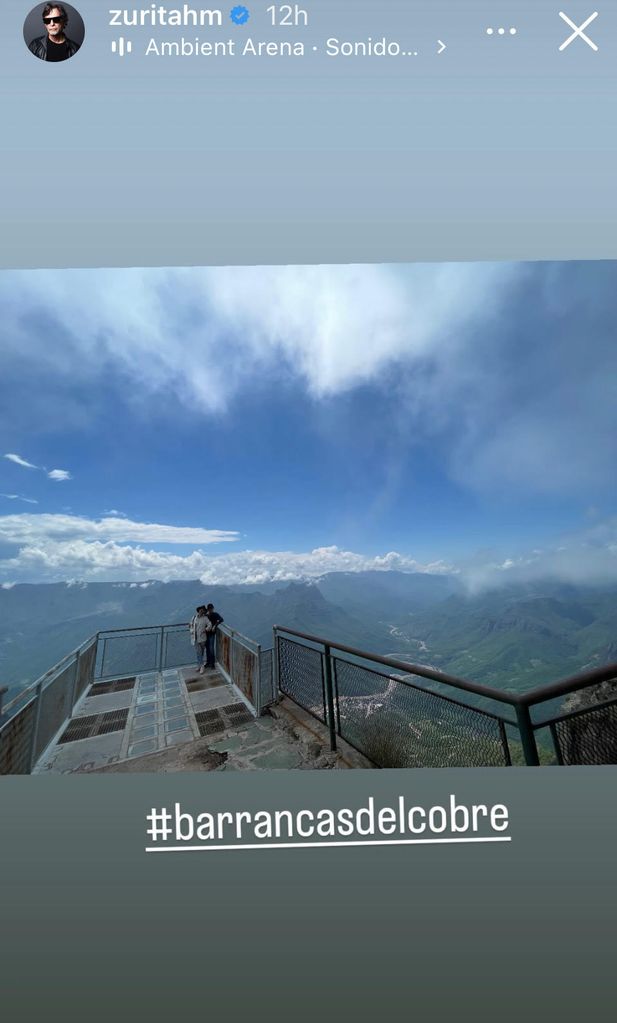Humberto Zurita y Stephanie Salas disfrutaron de los paisajes naturales en las Barrancas del Cobre.
