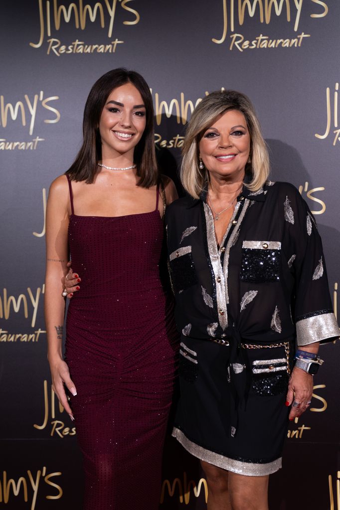 Terelu Campos con Anitta Williams en su fiesta de cumpleaños