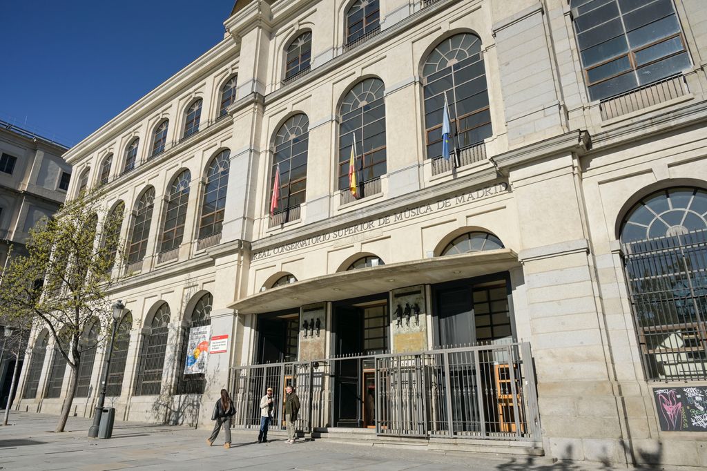 El Real Conservatorio Superior de Musica de Madrid, donde se formó