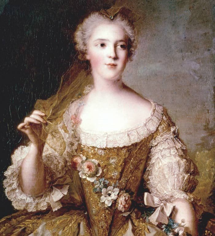 Madame Sofía (1734-1782), la más reservada de las tres. fue la que murió más joven, con 47 años
