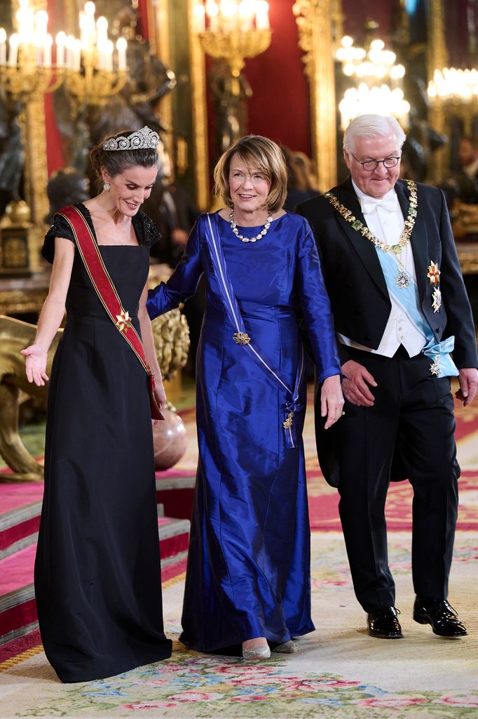La Reina Letizia con el presidente alemán y su esposa