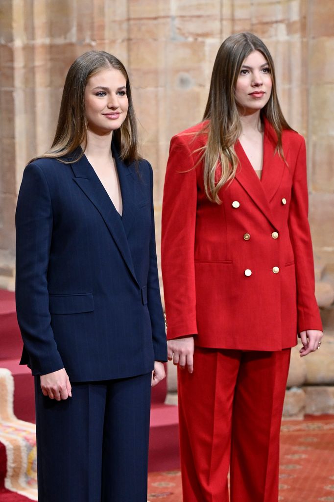 La princesa Leonor y la infanta Sofía, en los premios Princesa de Asturias 2025.