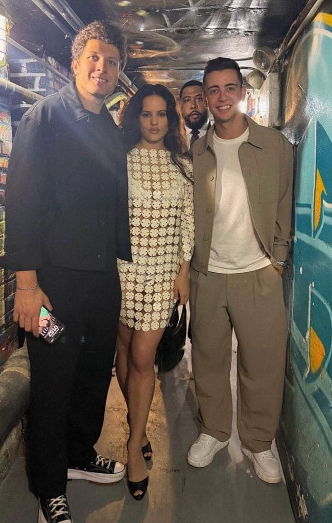 Rosalía, en la fiesta de Carlos Alcaraz