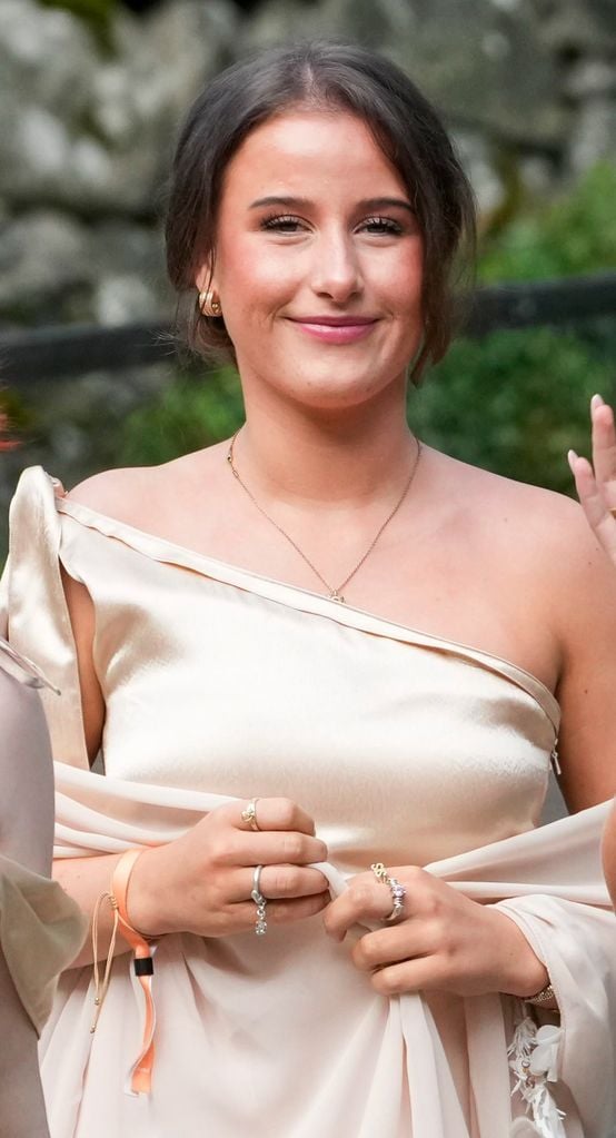 Emma Tallulah el día de la boda de su madre, la princesa Marta Luisa con Durek Verrett en Geiranger