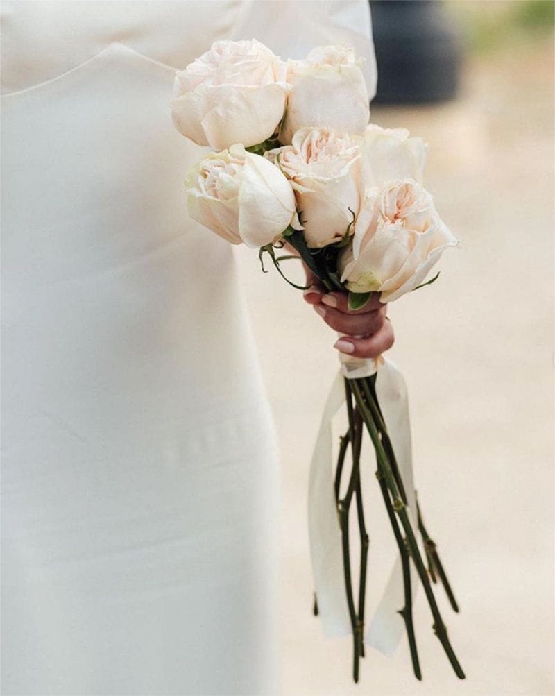 Ramo de novia de rosas