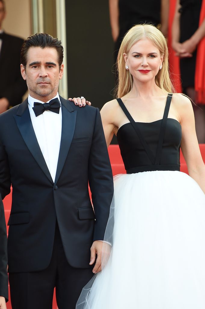 Colin Farrell y Nicole Kidman, en la premiere de The killing of a sacred deer, mayo de 2017  