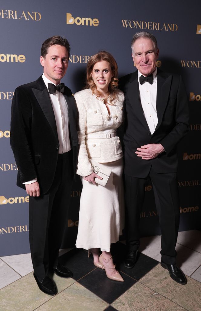 Beatriz de York y Edoardo Mapelli Mozzi  en una gala de Borne
