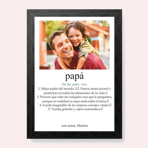 Lámina Enmarcada - Lienzo Personalizado con Foto