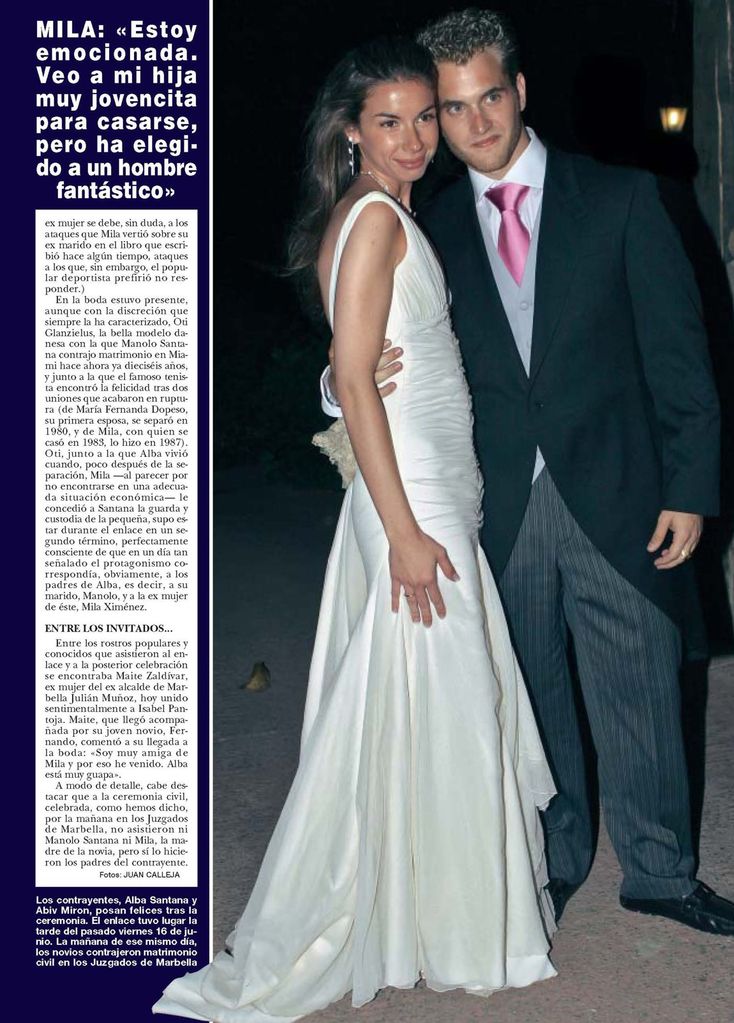 Boda Alba Santana junio 2006 Archivo ¡HOLA!