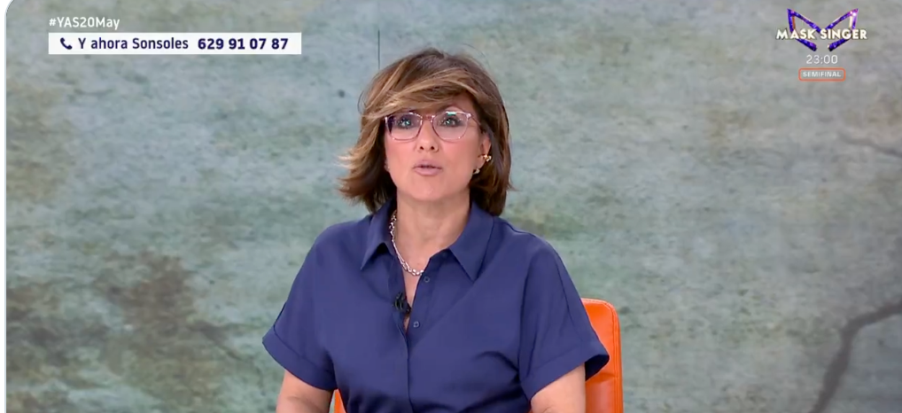 El cambio de look de Sonsoles Ónega se debe a un pequeño problema ocular 