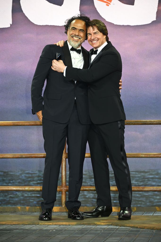 Alejandro Gonzáles Iñárritu y Tom Cruise en el estreno de 'Digger' en Leicester Square, en Londres, el 22 de septiembre de 2026.