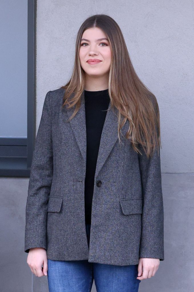 La infanta Sofía en un acto de la ONCE en solitario