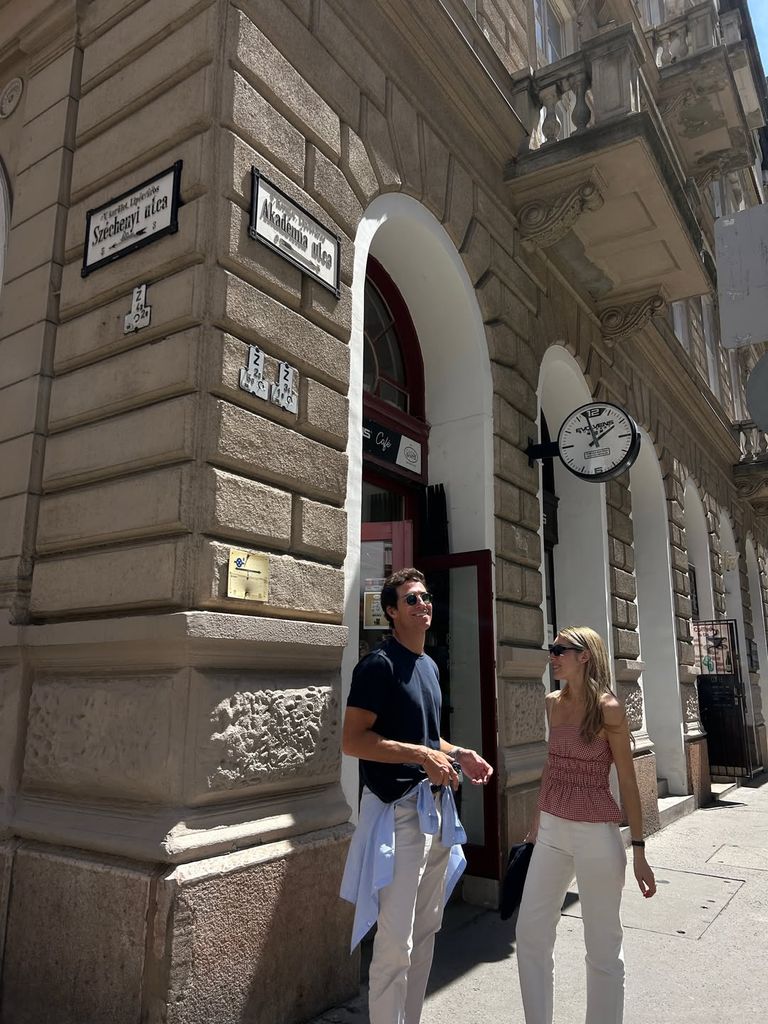 Daniela Figo el fin de semana en Budapest para la final de la Champions.