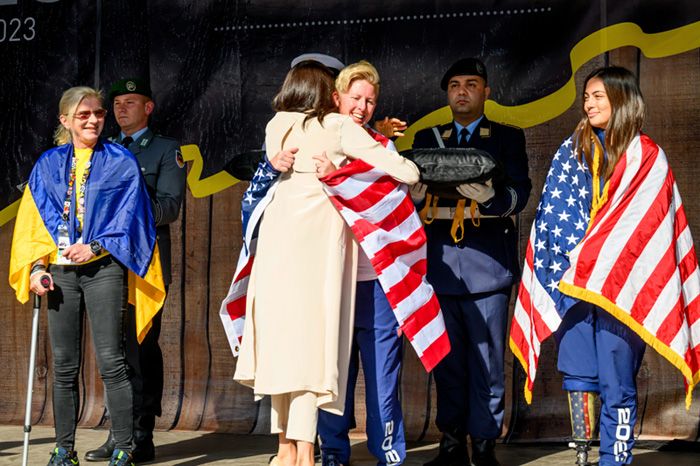Meghan en los Invictus
