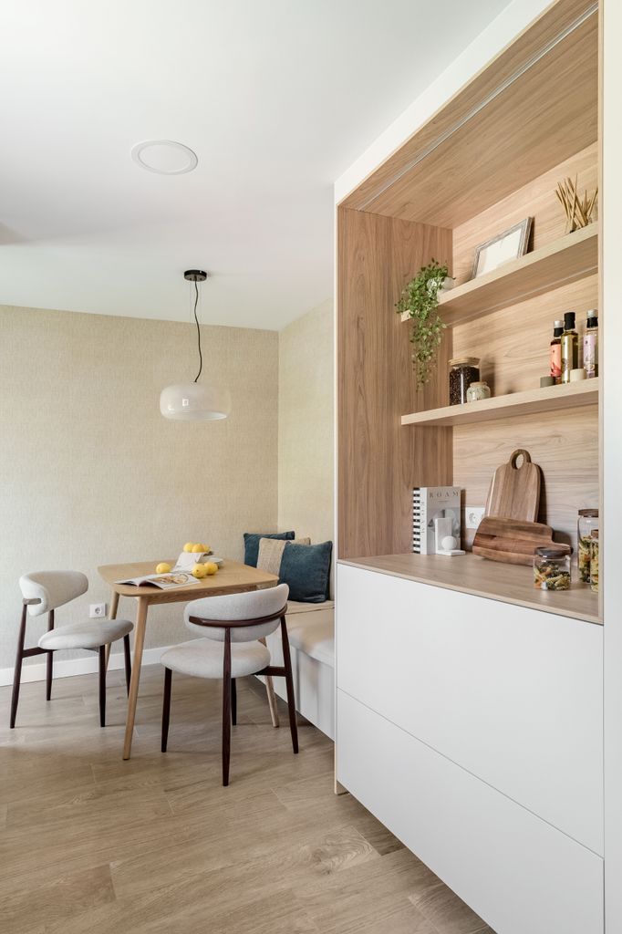 Zona de 'office' de la casa que Rubentonces comparte con su pareja y su hijo