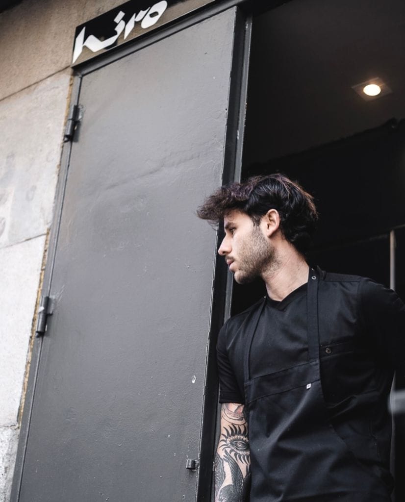 Lucas Ciasullo está al frente de Hiro donde combina guiños asiáticos, técnica contemporánea y corazón castizo.