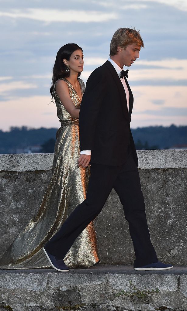 alessandra de osma y christian de hannover en boda de pierre casiraghi y beatrice borromeo