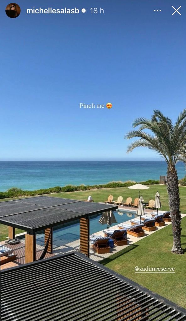 Michelle Salas y sus amigas descansaron en este exclusivo lugar en Los Cabos.