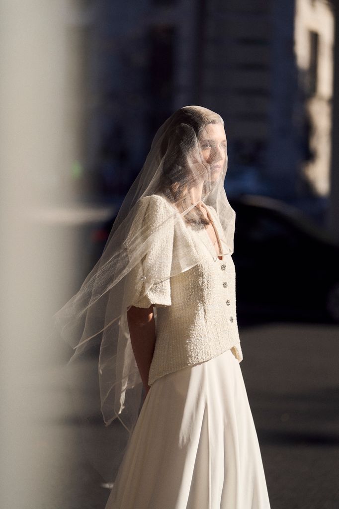 Vestido de novia de colección de Alejandra Oria