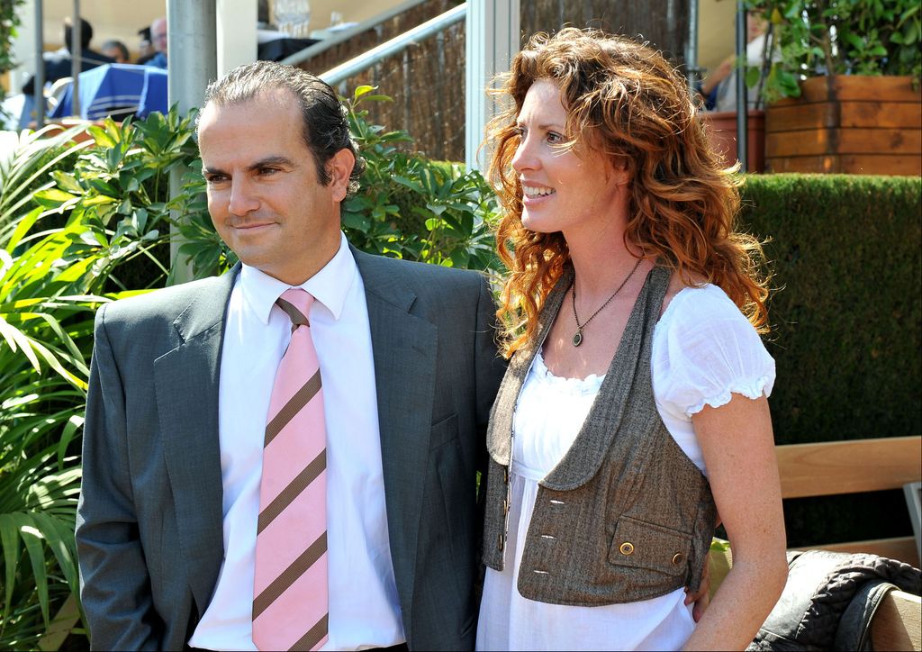 Verónica Mengod y su marido 